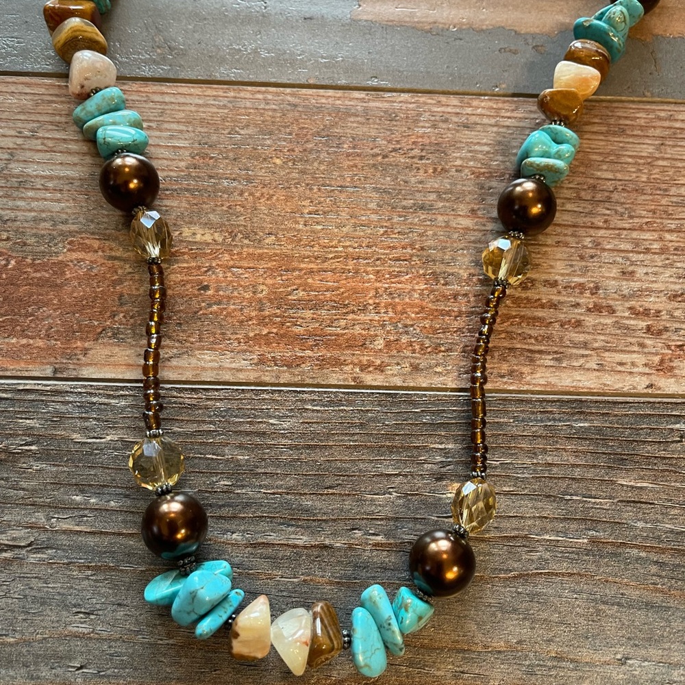 Beautiful Vintage Handmade Long Necklace